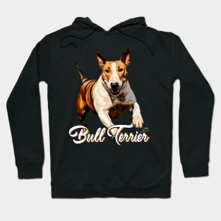 Bull Terrier Love Stylish Tee Celebrating the Charm of Bullies Hoodie